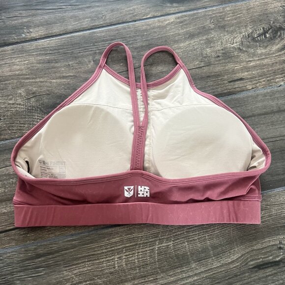hi finest sports bra mauve purple pink size XL (053) - Picture 2 of 3